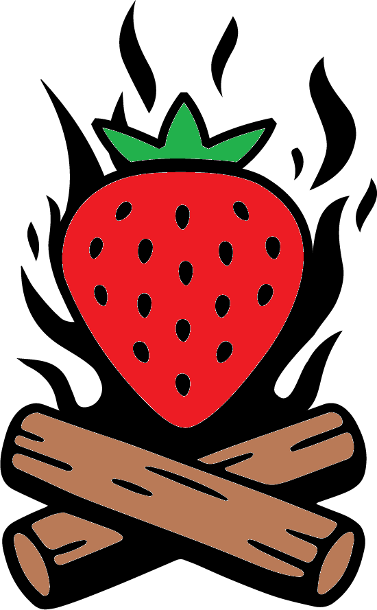 Secondary logo for Strawberries BBQ